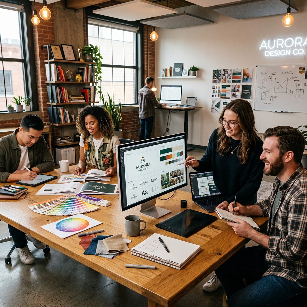 Branding Creative Team Workspace
